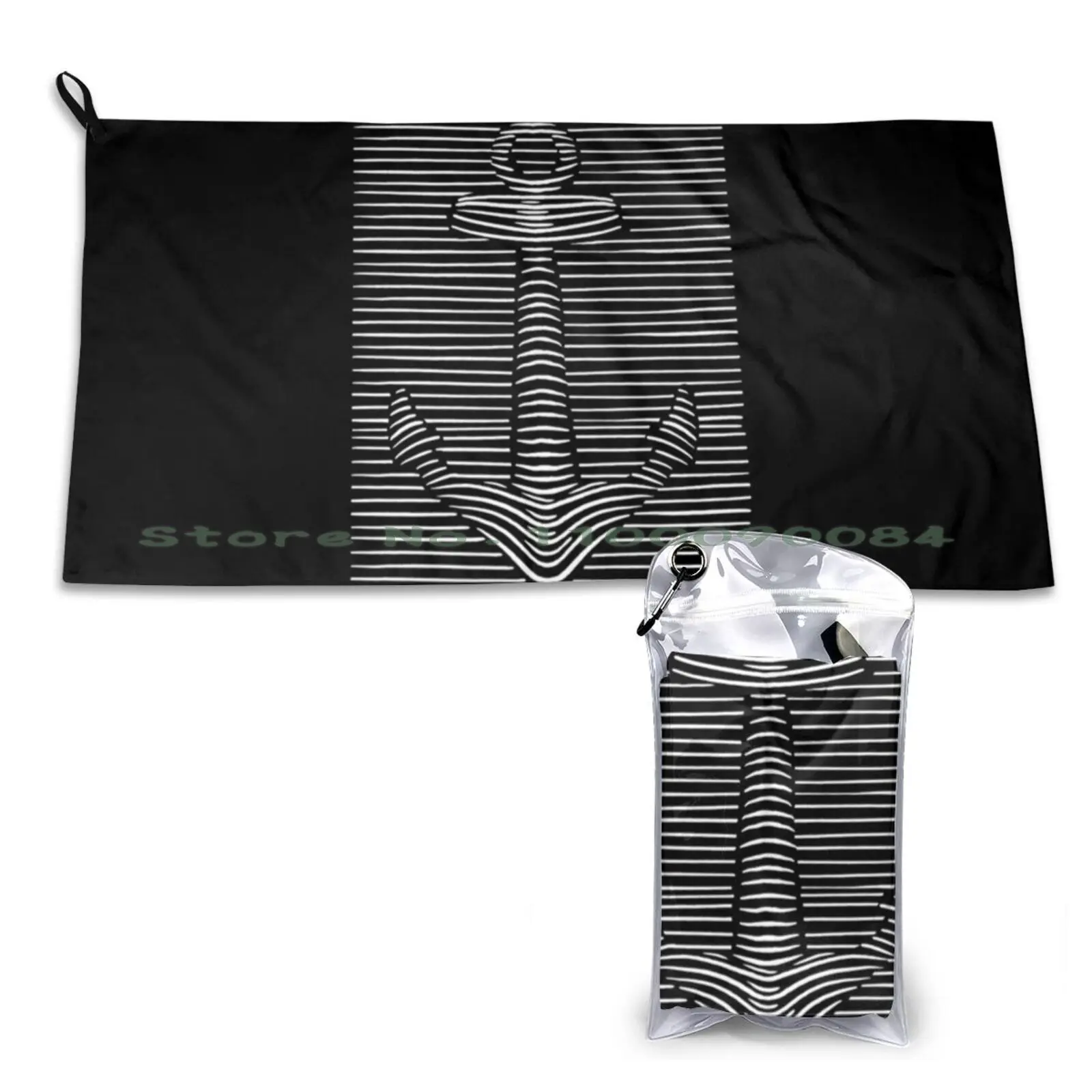 Artful Anchor Made Of Lines Asciugamano Ad Asciugatura Rapida Palestra Sport Bagno Portatile Tesla Cybertruck Prodotto Più Venduto Tesla Cybertruck Be