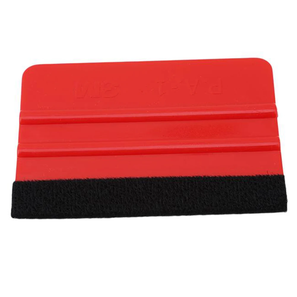 Soft Plastic Scraper Felt Edge Squeegee Board for Car Vinyl Application Wrap Tool Scraper Decal Applicator Sticker Tool
