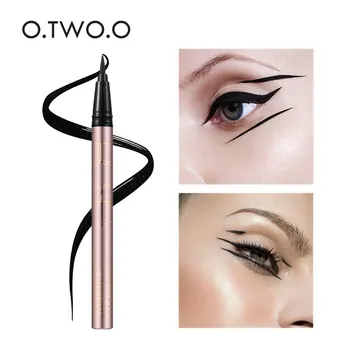

O.TWO.O 1PC Black Eyeliner Waterproof Liquid Eye Liner Pencil Beauty Cat Style Long-lasting Eyes Cosmetic Wowen Beauty Eye Tool