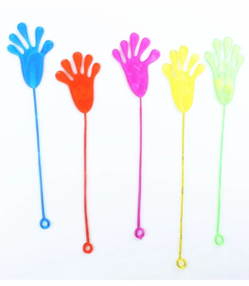 Милые блестящие липкие руки Смешные взрослые практичные подарки для влюбленных модные игрушки для свадебной вечеринки для детей Детские липкие руки - Цвет: 1PC random colour