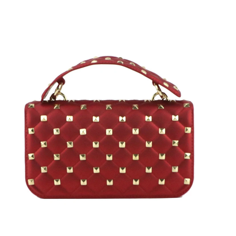 High Quality Transparent PVC Jelly Bags Famous Brand Chain Shoulder Bags For Women Summer Luxury Satchels Travel Purse Red