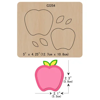 

New apple Wooden die Scrapbooking C2254 Cutting Dies