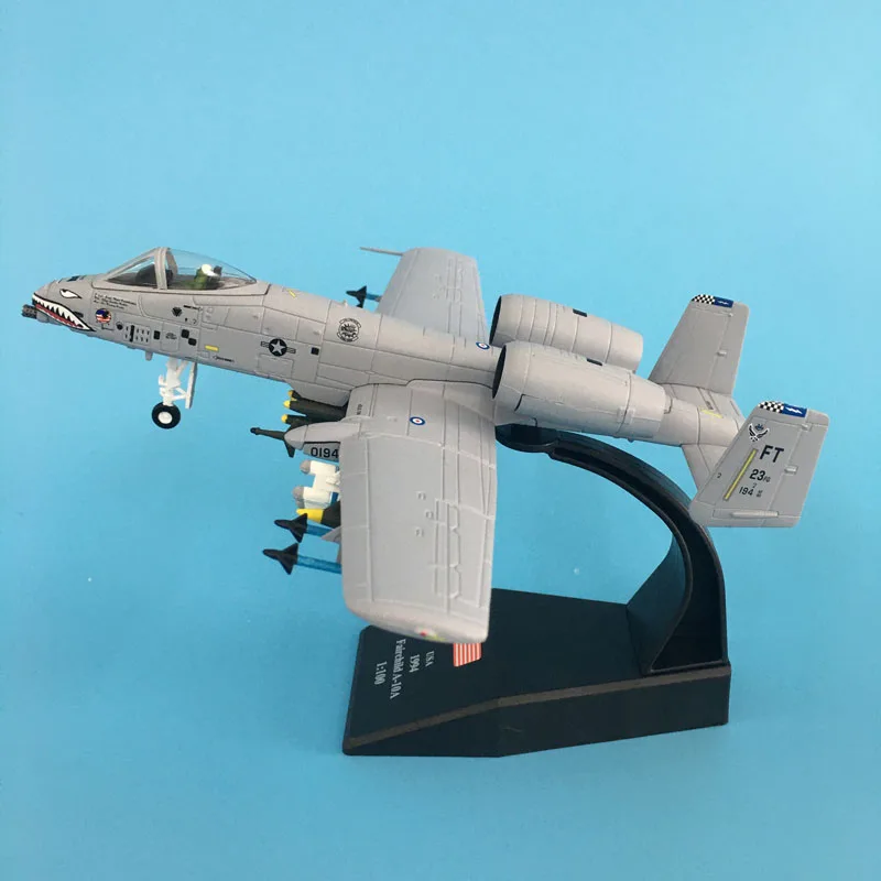 Джейсон пачка самолет модель 1/100 весы Fairchild Республика A 10 Thunderbolt сплав автомобиля