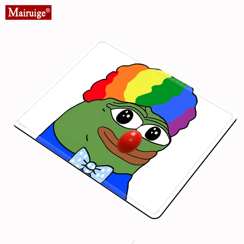 

Pepega Gaming Mousepad 20x18cm Black and Red Mouse Pad Small Gamer Desk Mat Custom PC for Laptop Table Pads Mat Mouse Computer