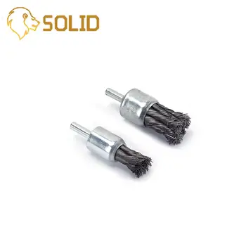 

2Pcs Twisted Wire Wheel Stainless Steel Wire Polishing Brush Wheels Set Twist Steel Wire Wheel Brush for Removing Weld Scale