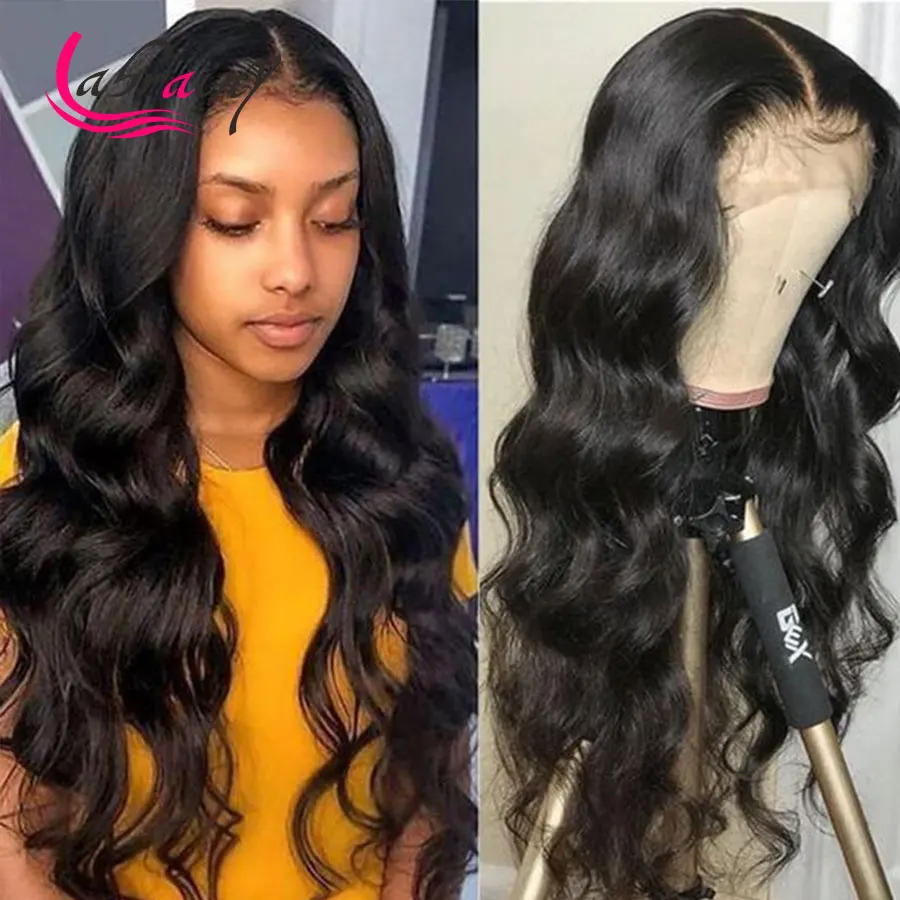 Парик 1B Body Wave 13x6 на сетке спереди без клея 613 светлые HD прозрачные парики из