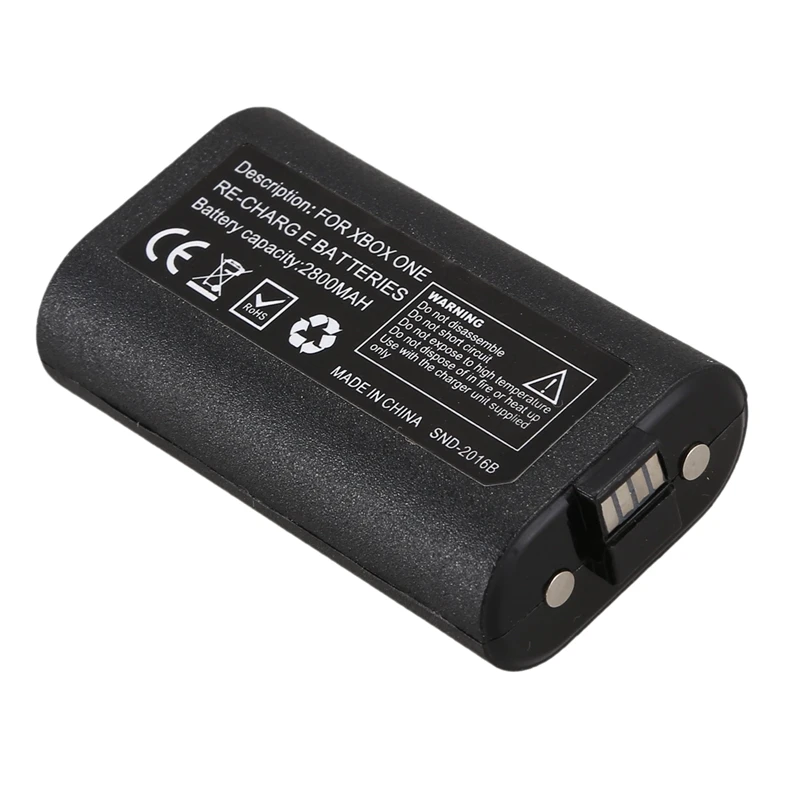 

Rechargeable Battery 2800MAh and 9FT USB Cable For Xbox One X/Xbox One S Wireless Controllers Play and Charge