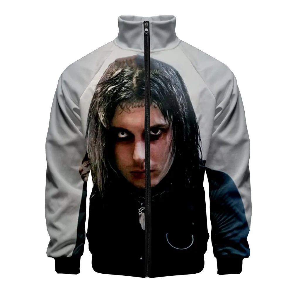 Ghostemane куртки на молнии Повседневная куртка новая мода Highstreet Осенняя и весенняя одежда Ghostemane куртка для мужчин - Цвет: Армейский зеленый