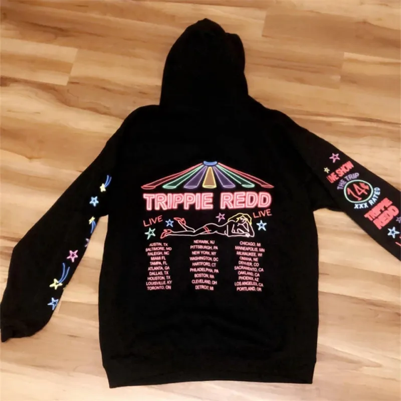 Trippie Redd Merch Trippieland худи для мужчин и женщин лучшее качество толстовки