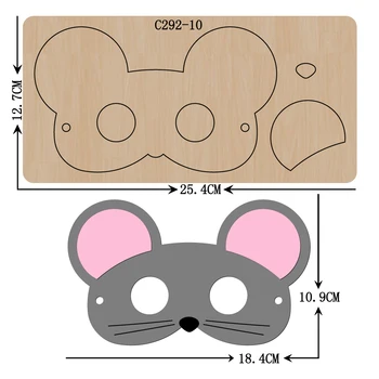 

New mask Wooden die Scrapbooking C-292-10 Cutting Dies Compatible with most die cutting machines