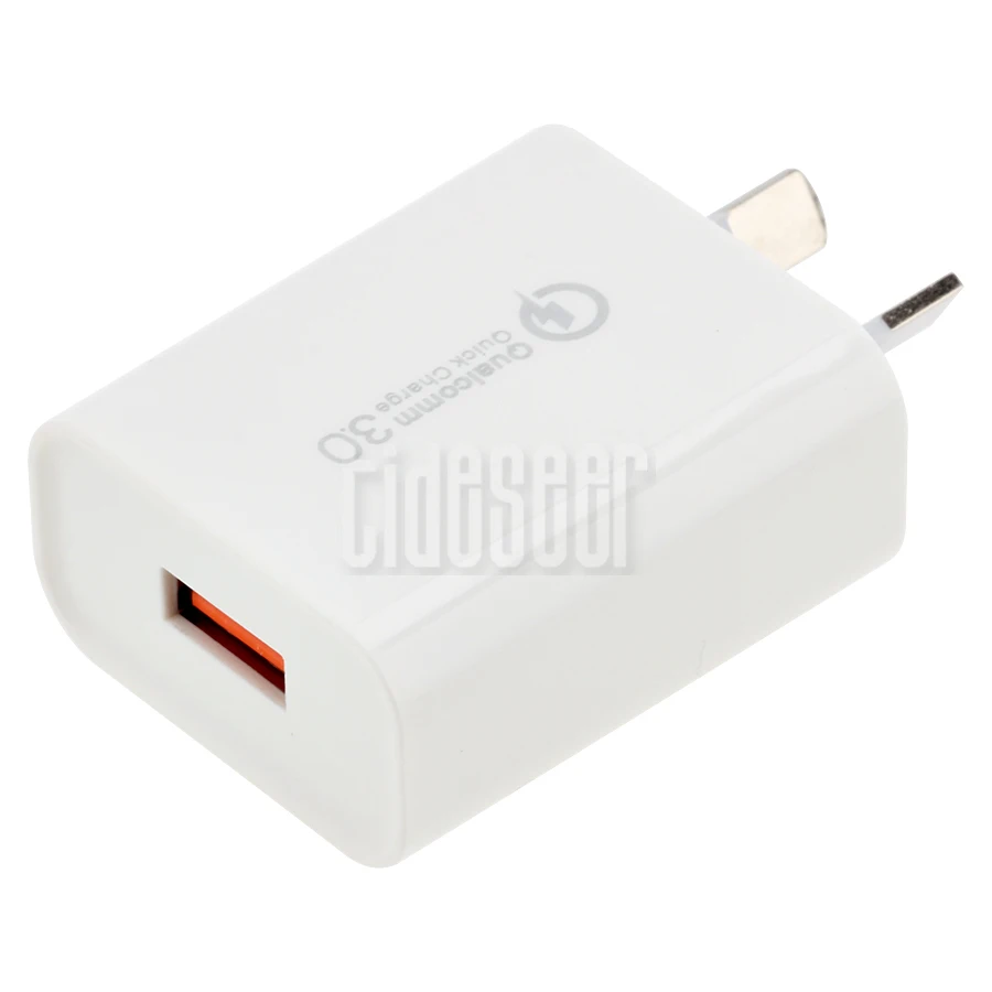 US $1.166.73 3A Quick Charge QC30 18W USB Charger AU New Zealand Home Travel Wall Fast Charging Adapter For IPhone XS 8 7 Samsung HTC 500pcs