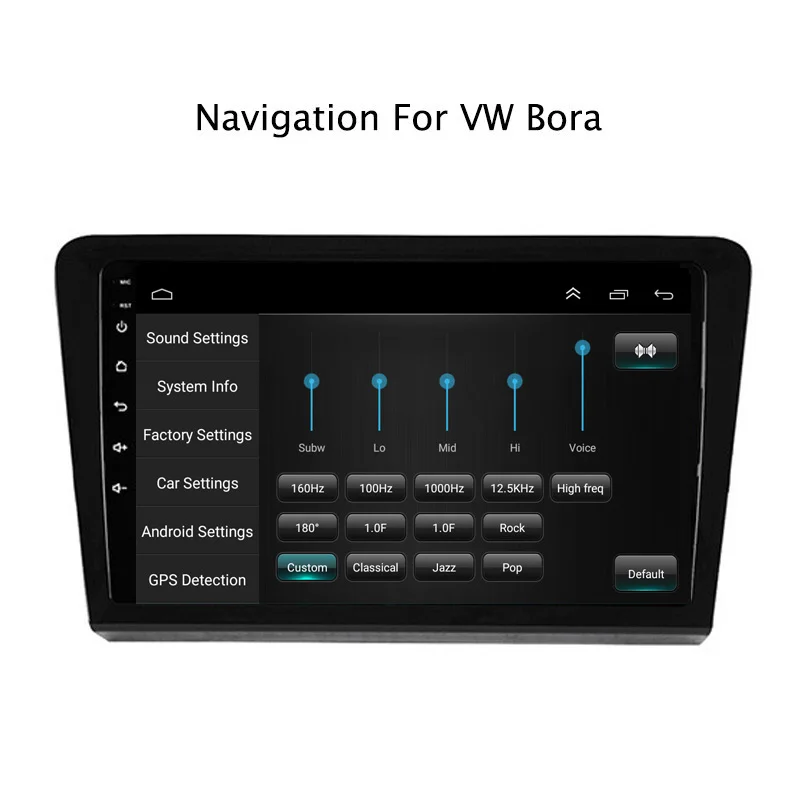 Cheap 9Inch Android 8.1 Car DVD GPS Navigation Player For VW Bora 2013-2015 4G LTE with SIM Card Slot 2DIN Car Radio Stereo 4