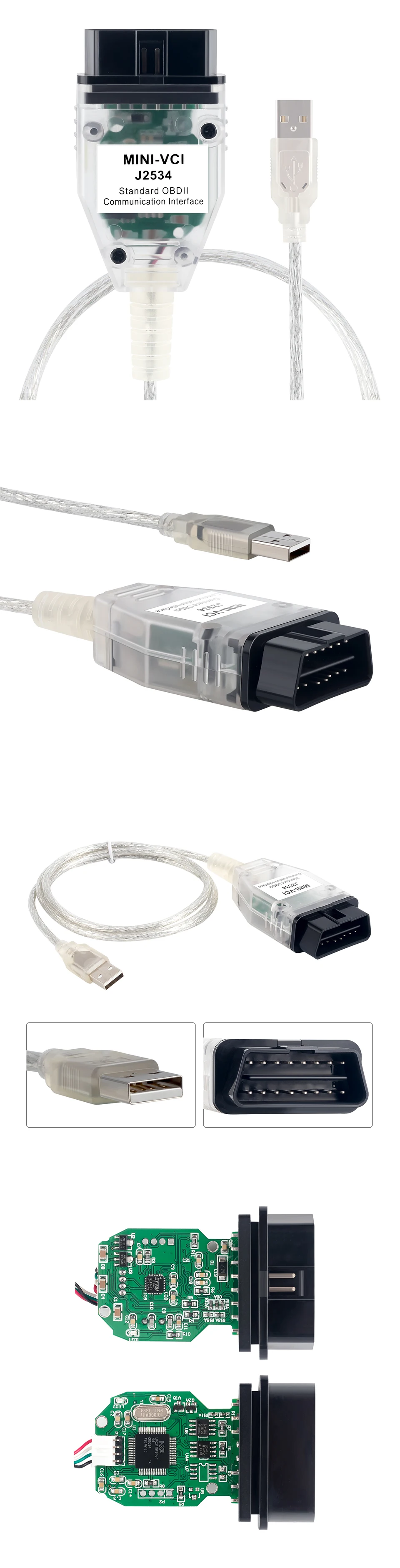 Новейший V13.00.022 мини VCI J2534 интерфейс для TOYOTA TIS Techstream MINI-VCI FT232QR чип OBD2 Диагностический кабель
