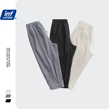 

2020 Summer New Elastic Waistband Pants Sports Style Straight-leg Pants Men Women Loose Pants Casual