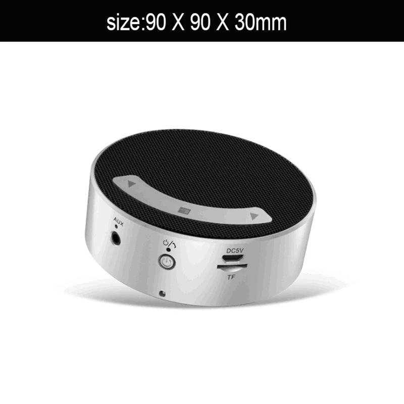Умный контакт стерео противоударный портативный мини USB Bluetooth динамик мини аудио карта контактный экран контакт портативный сабвуфер