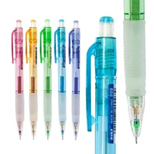1PC 0 5 0 7mm Mechanical Pencil Colored Plastic 2B Automatic Pencils with a Mini Eraser School Office Supplies Korean Stationery tanie i dobre opinie MROOFUL CN (pochodzenie) LOOSE Ołówki automatyczne Z tworzywa sztucznego