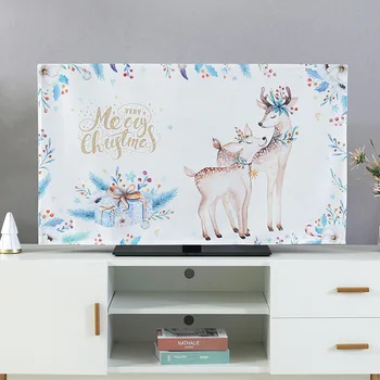 

Factory Direct Television Cover Dust-Proof Sunscreen 55-Inch 65-Inch Graphic Customization-Size Hanging Covering Cloth
