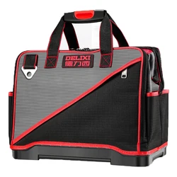Bolsa de hombro multifunción para electricista, bolso grueso de mano para herramientas de mantenimiento del hogar, rollo de herramientas