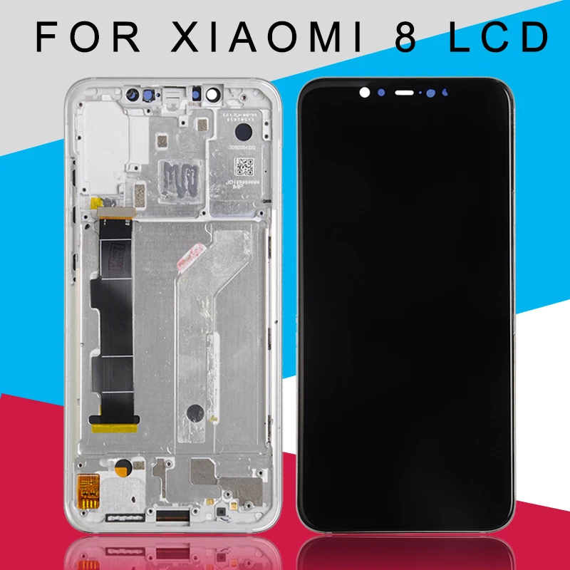 

Catteny 6.21Inch LCD Screen For Xiaomi Mi 8 LCD MI8 Display Digitizer Assembly Touch Screen With Frame Replacement Parts