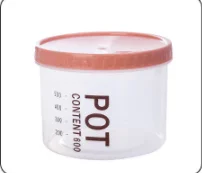 Pink S Пластиковая печать для еды коробка для хранения банок холодильник консервационная коробка прозрачные твердые крупы зерна контейнеры для закусок - Цвет: Pink S