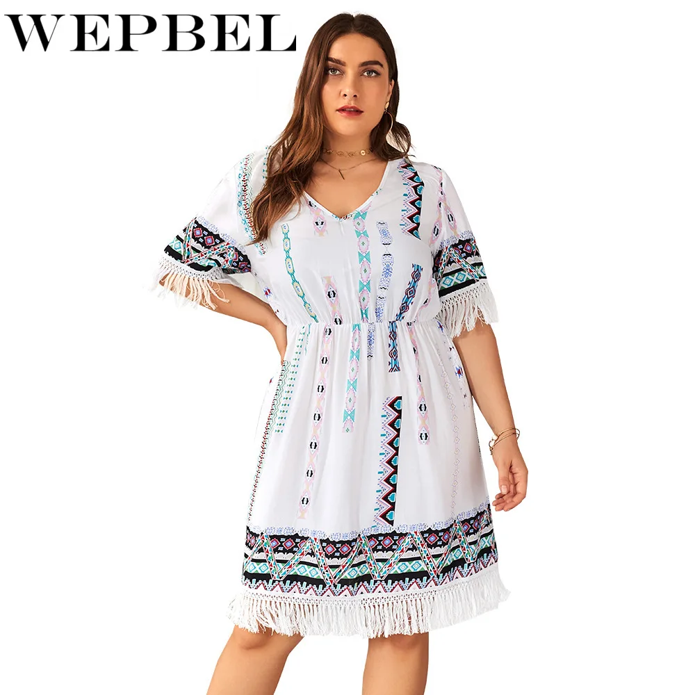 WEPBEL, женское платье, повседневное, одноцветное, половина рукава, v-образный вырез, платье, новинка, весна-лето, платье на пуговицах с поясом