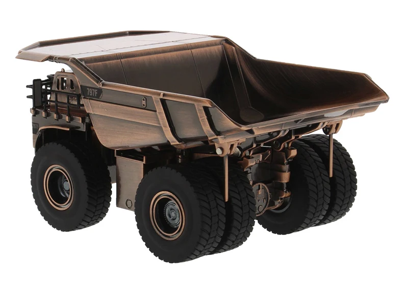 US $85.99 2020 New Diecast Masters 1125 Scale Cat 797f Mining Truck With Copper Finish Elite Series 85251