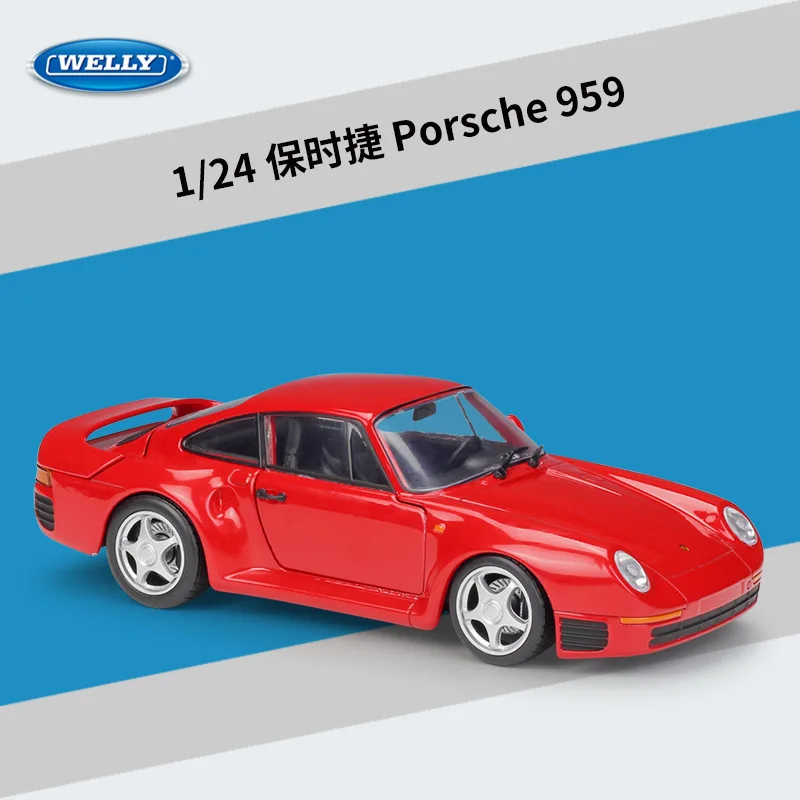 Модель автомобиля Welly из сплава 1:24 911 GT3 RS 918 Spyder 991 Carrera S турбо металлическая модель