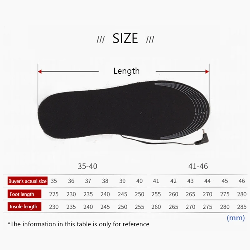 Innovative USB Heated Shoe Insoles, Feet Warmer, Sock Pad, Heating Insoles, Washable Warm Mat, Thermal Unisex, XA231Q