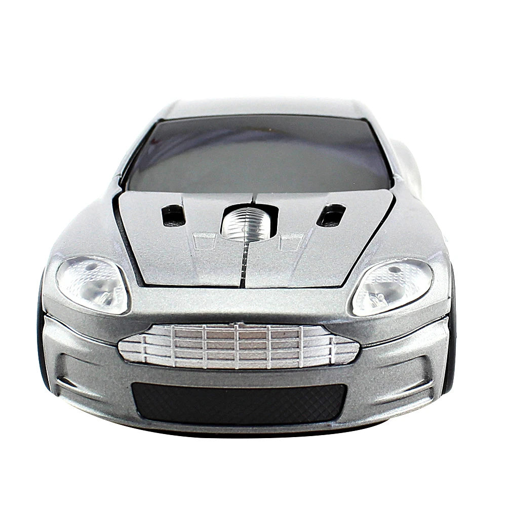 2.4G Portable Gift Computer Wireless Mouse Battery Powered Home Laptop PC Optical USB Car Shape Office High Accuracy Ergonomic