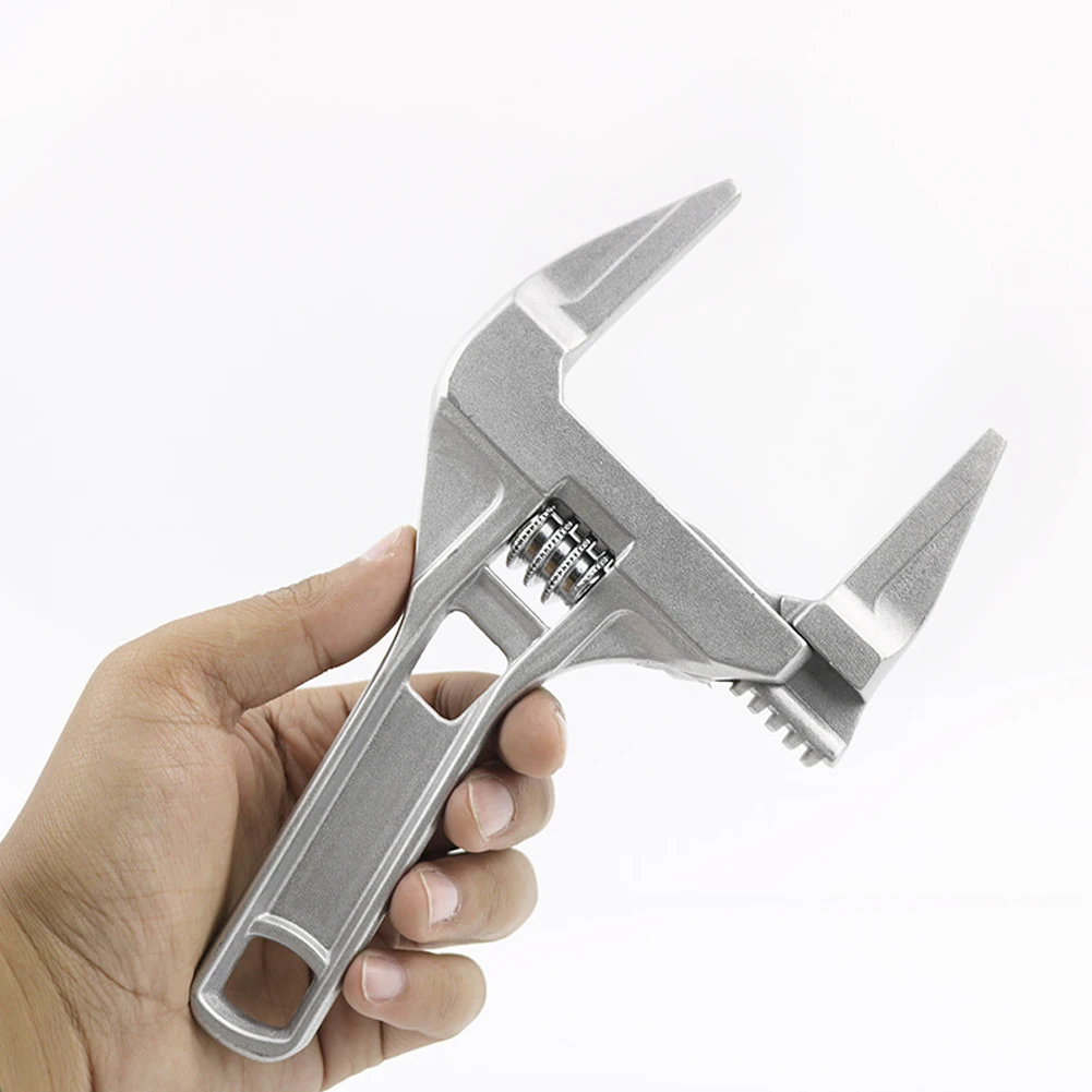 

16-68mm With Short Handle Wrench Spanner Mini Large Open Mouth Adjustable Grip Bathroom Universal Short Shank Repair Tools