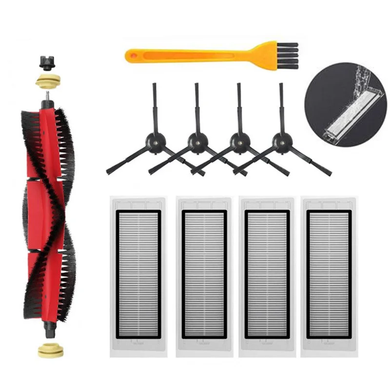 Съемный фильтр ролик боковые щетки бытовой для Roborock S50 пылесос