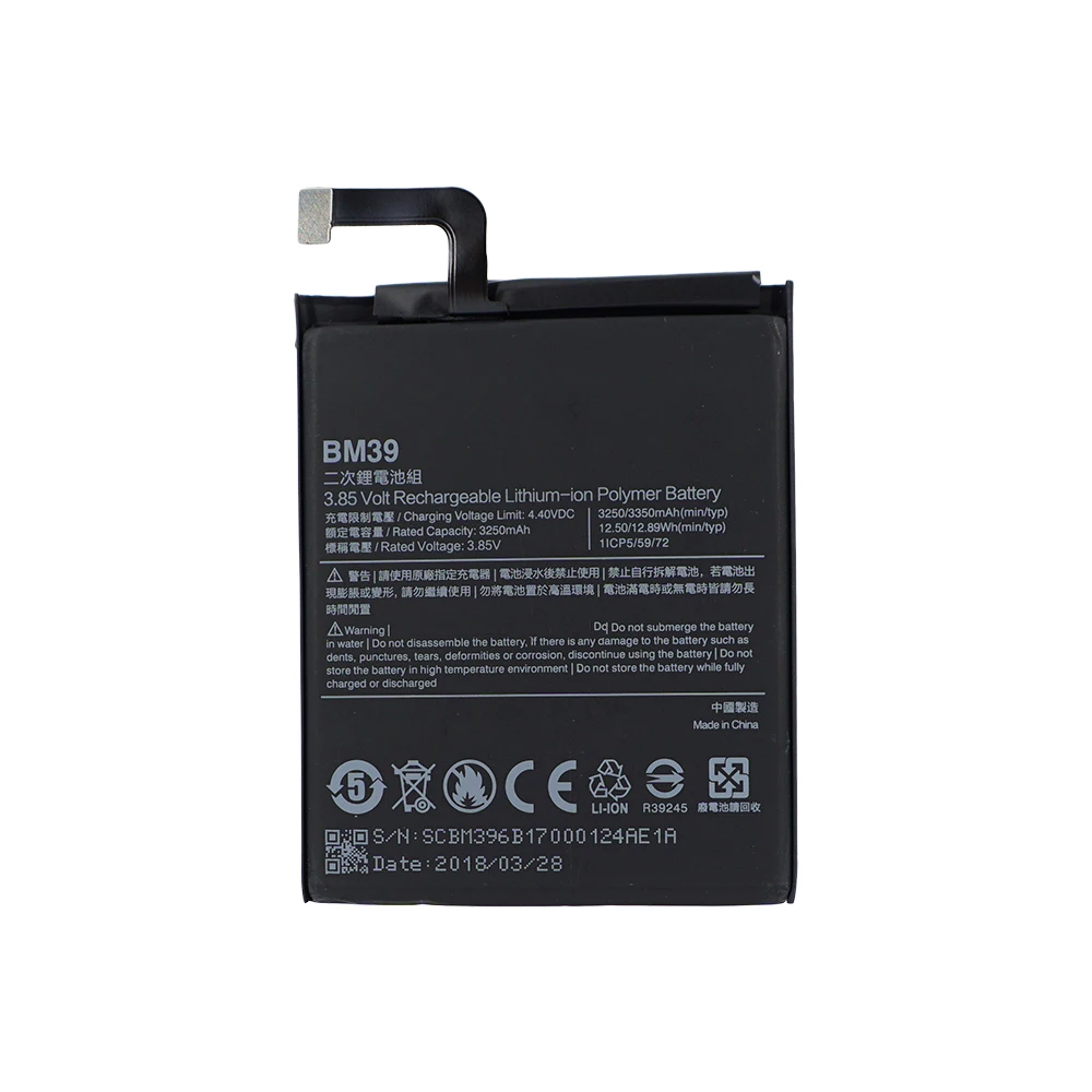 OHD-Original-High-Capacity-Battery-BM39-For-Xiaomi-Mi6-Mi-6-mi6-Replacement-Battery-3250mAh