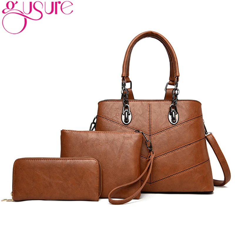 trendy leather handbags