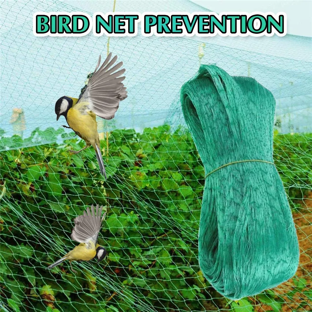 Pájaro pájaro red de servicio pesado de red para jardín proteger las plantas y árboles frutales, red de protección