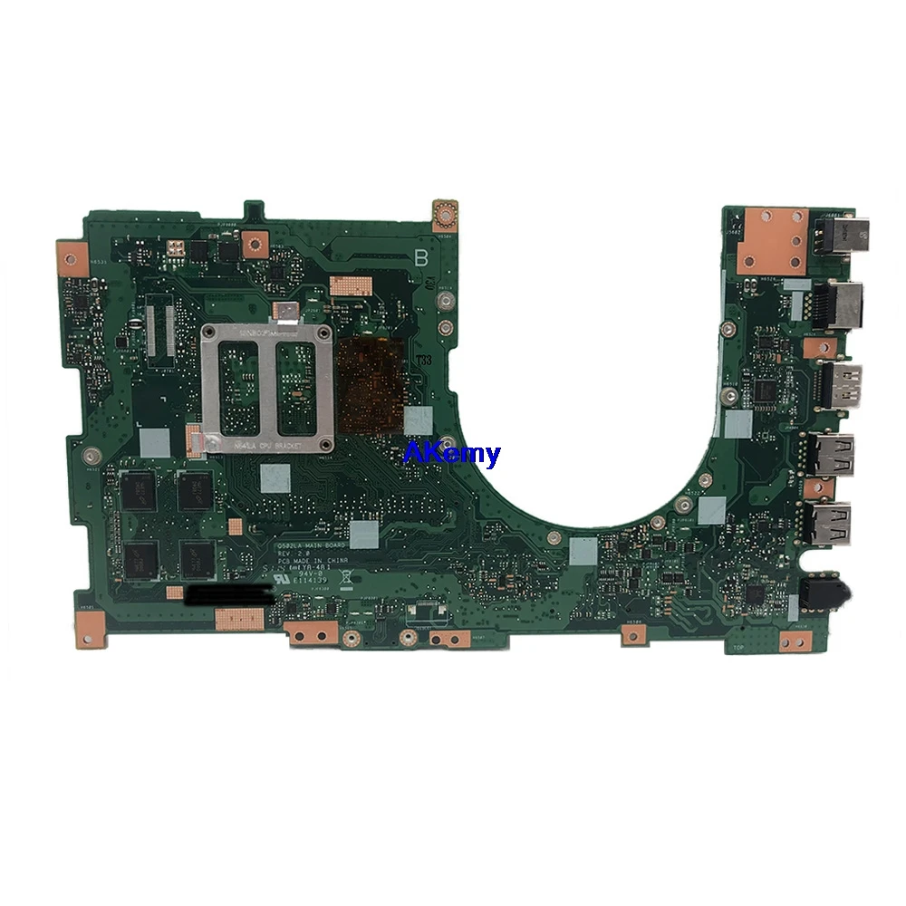 Akemy Q502LAB материнская плата для ноутбука ASUS Q502LAB Q502LA Q502L материнская плата с I5-5200U 4GB-RAM
