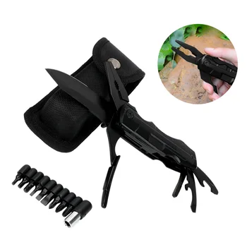 

NICEYARD Multitool Folding Tools Pliers Knife Bottle Opener Hand Tools Screwdriver Kit Bits Camping Outdoor Survival Tools