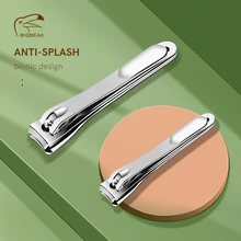 

BIGBEAK Carbon Steel Anti-Splash Nail Clippers Pelican-Shaped Fingernail Cutting Trimmer Machine Toenail Scissors Tool