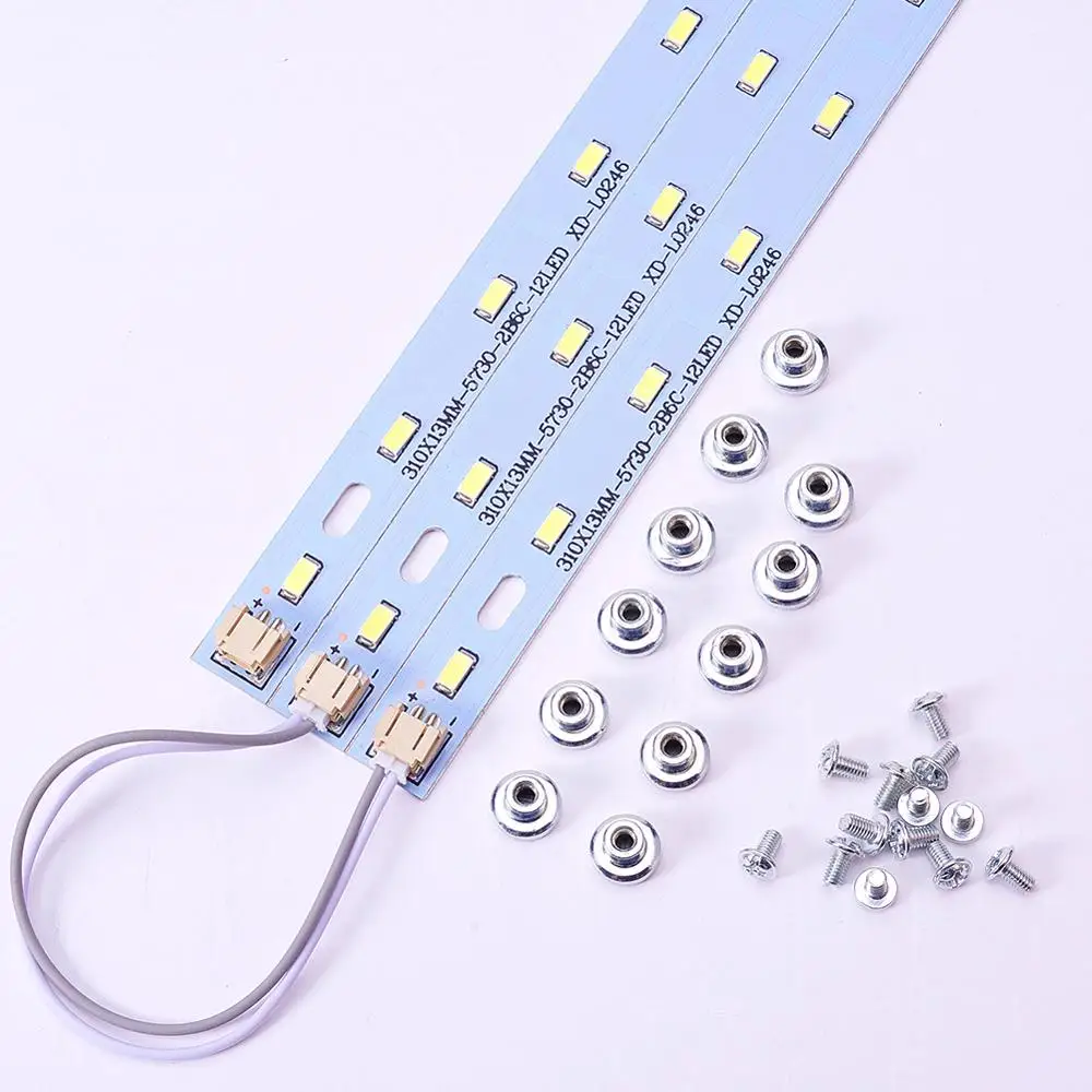 Othmro 5730 SMD светодиодный Панель Алюминий доска потолочный светильник 12 Вт/16 Вт/18 Вт/24 Вт/30 Вт/32 W/36 Вт Чистый белый 6500K 31/40/52 см светильник ing инструмент