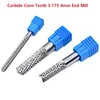3.175 mm Tungsten carbide End Milling Cutters extended PCB Corn Teeth electric router bit Engraving Tools wood Circuit Cutter ► Photo 2/6