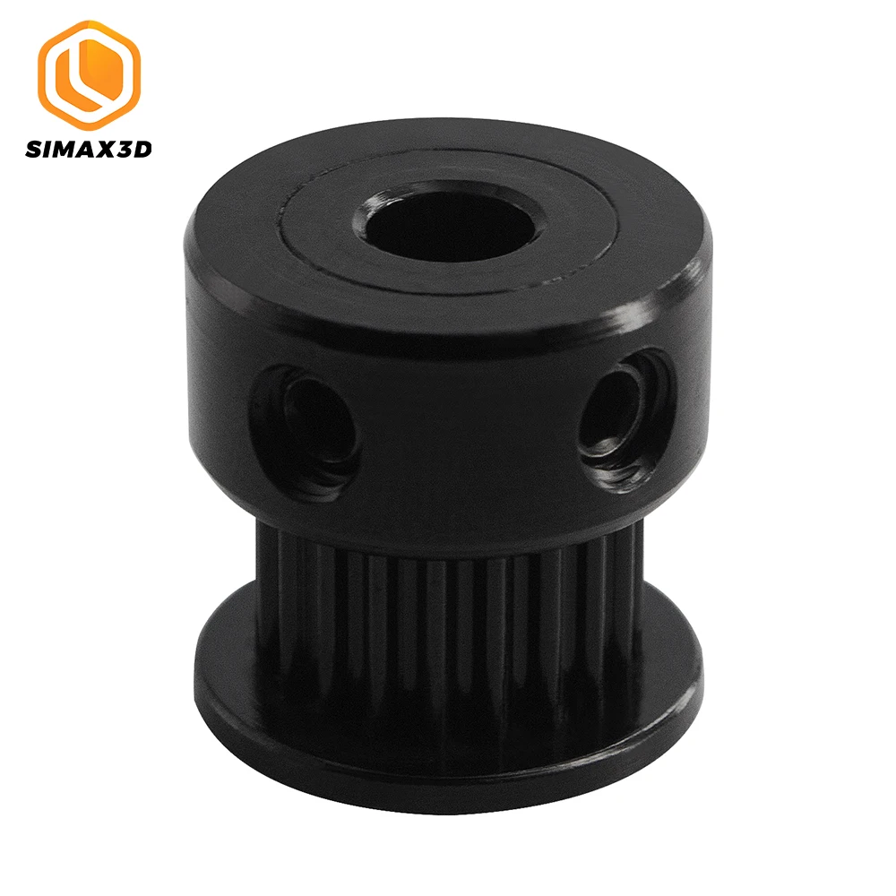 SIMAX3D 5 шт Черный GT2 зубчатый шкив 20 Зубы Алюминиевый диаметр 6/10 мм Ширина ремня 5/6