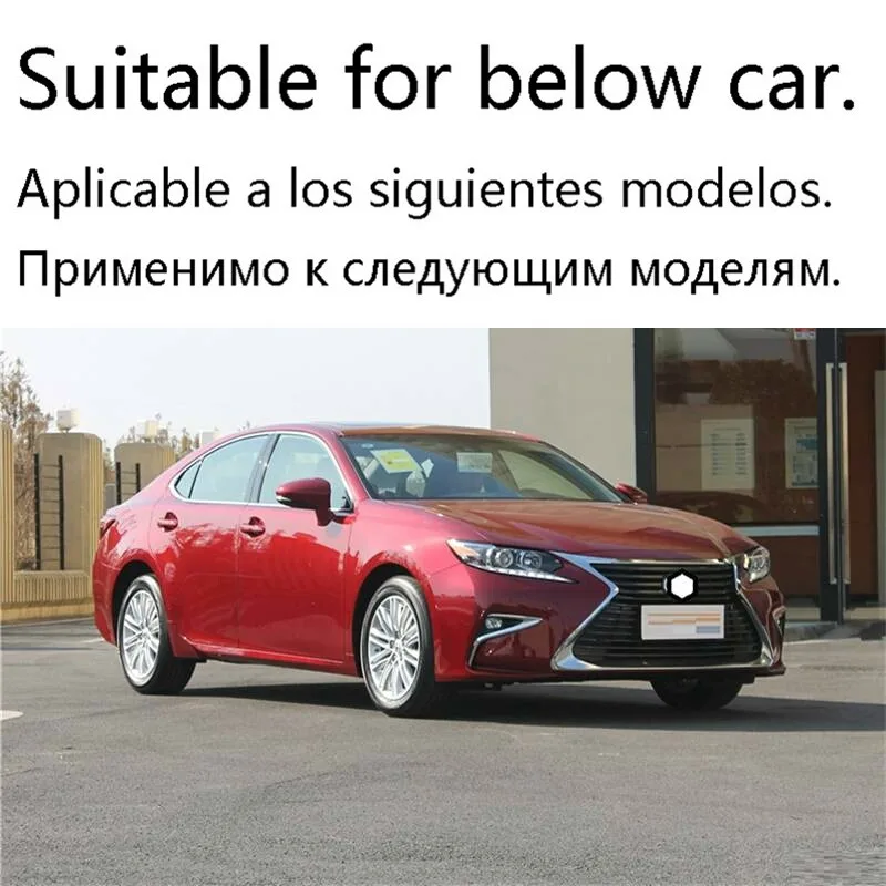 Coche Parachoques авто защита аксессуары модификация молдинг автомобильный Бампер протектор Стайлинг молдинги 15 16 для Lexus ES серии