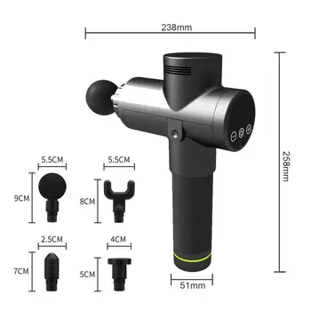 

EMS Massage Gun Wireless Rechargeable Muscle Stimulator Deep Tissue Massager Fascia Gun Body Relaxation Weight Loss Slimming.#og