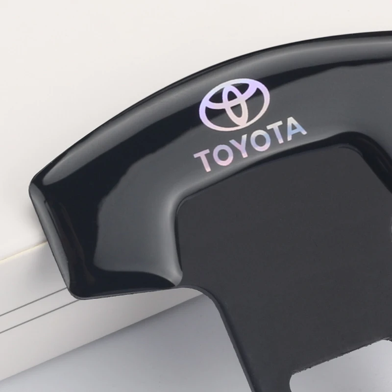 Для Toyota camry chr corolla rav4 yaris prius пряжки ремня безопасности настоящие грузовики автомобильный пояс безопасности сигнализация подавитель стопор 1 шт
