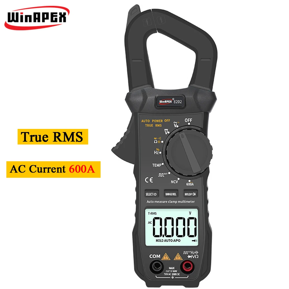 Новый AC Ток 600A цифровой клещи Многофункциональный мультиметр Testr с напряжением