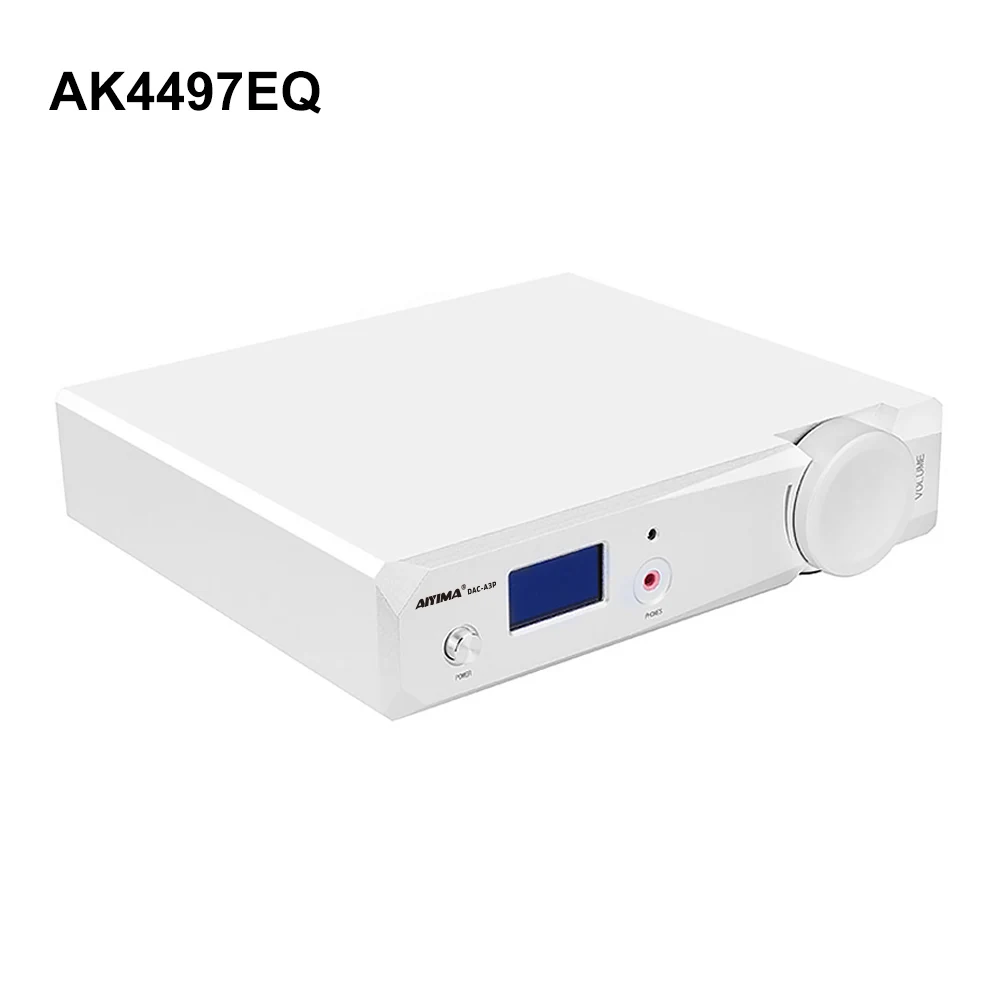 Аудио CSR8675 Bluetooth 5,0 APTX HD Amp ES9038 декодер ЦАП усилитель для наушников AK4497 декодирование аудио для усилителя звука - Цвет: Silver