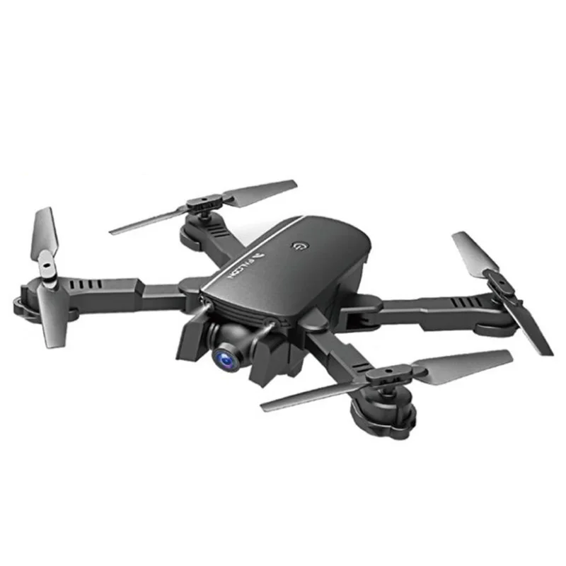 4K black Радиоуправляемый Дрон Wifi Fpv антенна оптического потока позиционирования жестов фото супер четкая двойная камера складной Дрон - Цвет: 4K black