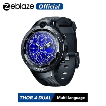 

Zeblaze THOR 4 Dual 4G SmartWatch 5.0MP+5.0MP Dual Camera 1.4" AOMLED GPS/GLONASS 1GB+16GB Smart Watch Men