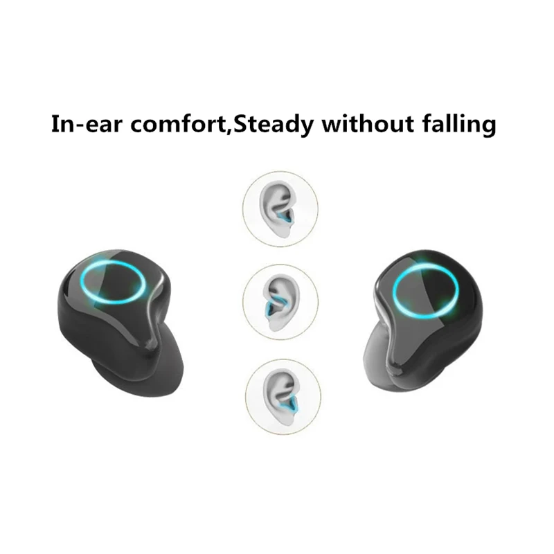 TWS R6 HD Вызов Bluetooth 5,0 наушники с сенсорным управлением Водонепроницаемые настоящие беспроводные наушники бинауральная стерео гарнитура с шумоподавителем