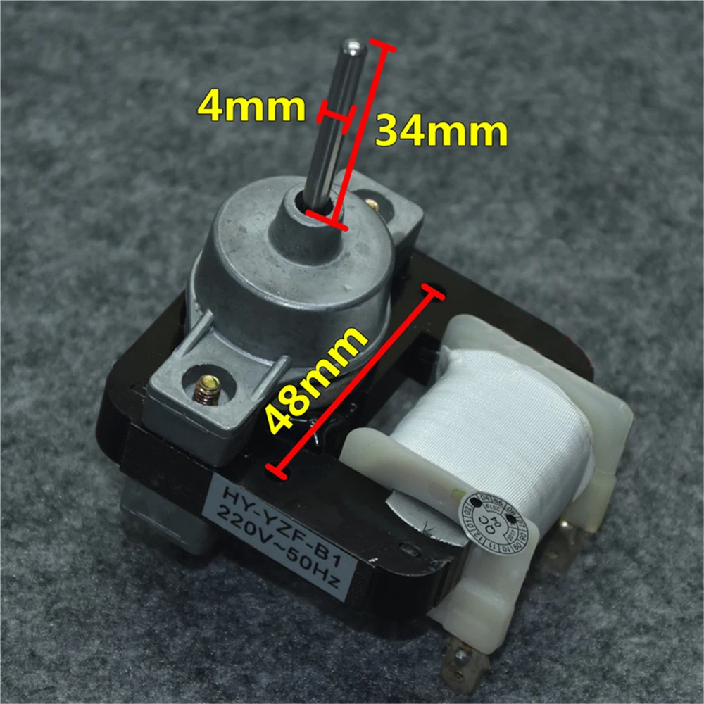 

1PC Original Refrigerator Fan Motor HY-YZF-B1 220V 50Hz Cooling Fan Freezer Parts Accessories