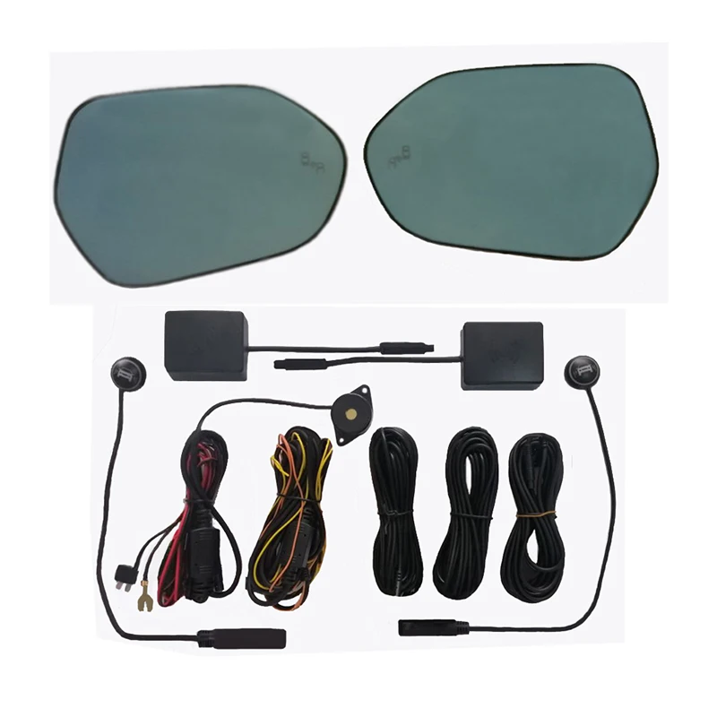 US $194.48 Car Goods Radar Detector Side Mirror LED Light Indicator Blind Spot Detection Assistant 77ghz 24ghz Sensor for Camry 2018 2020